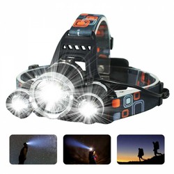Đèn pin đội đầu 3 bóng T6 siêu sáng