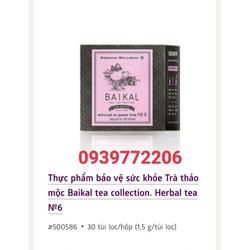 [Chính hãng] Trà baikal tea No.6 (hỗ trợ gan, mật) 30 gói