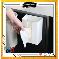 Hộp Đựng Khăn Giấy Dán Tường Hình Chữ Nhật, Treo Tường Đa Năng xinh xắn gọn tiện
