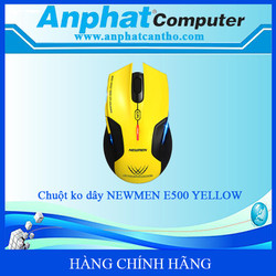 Chuột máy tính không dây Newmen E500, Yellow - Hàng chính hãng