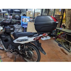 Combo thùng sau GIVI E26NX + baga MV lắp cho Wave Alpha