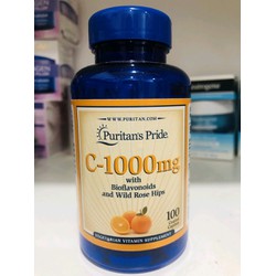 Viên Bổ Sung Vitamin C 500mg - 1000mg Puritan's Pride 100 viên