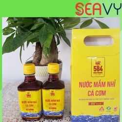 Nước mắm nhĩ 584, đậm đặc 60 độ đạm, xách 2 chai 200ml/chai - Seavy