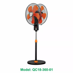 Quạt đôi quạt đứng 2 ĐẦU ASIA QC18-360 mát 360 độ kiểu dáng sang trọng thích hợp tiệc tùng hội trường rộng