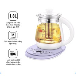 Ấm siêu tốc đa năng Nagakawa NAG0316 [ 1,8L ] [ Tích hợp 12 chức năng tiện dụng - Điều khiển cảm ứng ] - hàng chính hãng
