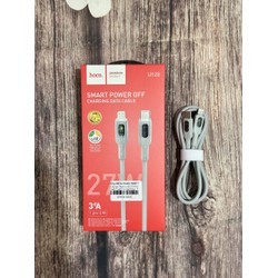 Cáp sạc Hoco U120 27W tự ngắt TypeC to Lightning