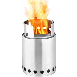 Bếp Titan sử dụng than hoặc cồn du lịch dã ngoại Bonfire Stove Titan - tặng túi đựng