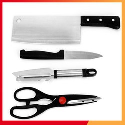 Bộ dao kéo 4 món cho nhà bếp- 206208