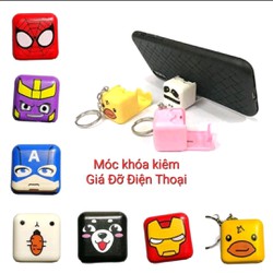 10 Giá Đỡ Điện Thoại Khối Hình Hoạt Hình mini 3cm Nhỏ Gọn
