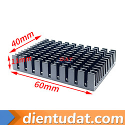 Nhôm Tản Nhiệt Đen 60*40*11mm
