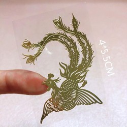 Miếng dán điện thoại chim Phụng Hoàng thể hiện sự duyên dáng thanh nhã