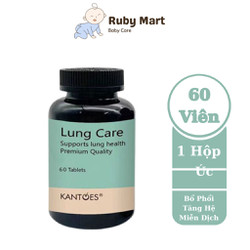 [ Date 1/25 Viên uống hỗ trợ phổi Kantoes Lung Care 60 viên của Úc
