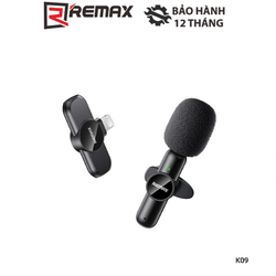 Micro không dây hỗ trợ Livestream cho thiết bị cổng Lning cho iPh iPad Remax K09