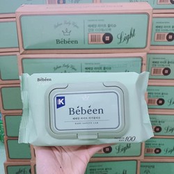 KHĂN ƯỚT BEBEEN KHÔNG MÙI XANH và xanh