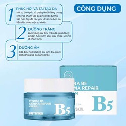 Kem dưỡng phục hồi Prettyskin Hydra B5 Derma Repair Cream