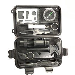 Bộ Dụng Cụ Sinh Tồn GRSS SOS 10 Món Có Hộp Nhựa – Hàng Chính Hãng 206602