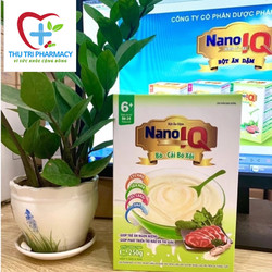 Bột Ăn Dặm Nano IQ Hương Vị Tư Nhiên Giữ Trọn Dinh Dưỡng Dành cho bé từ 6 đến 24 tháng
