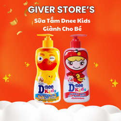 Sữa tắm gội em bé 2in1 Dnee Thái Lan hình thú 400ml