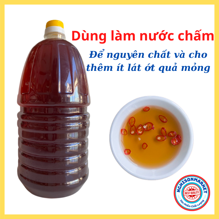 Nước mắm cốt cá nục Thanh Hóa ngon can 2 lít (Mã SP: MắmNục)