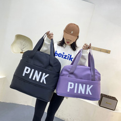 Túi Xách Du Lịch Cỡ Lớn 2 Tầng PINK - Túi Du Lịch Đa Năng Nam Nữ Sang Trọng Trọng Lượng Nhẹ Chống Thấm Nước Tốt