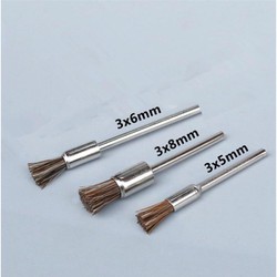 Bộ 7 bàn chải lông ngựa mini cán 3mm