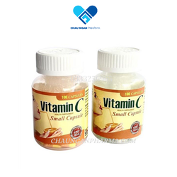 Vitamin C $ Kẽm SMALL  Chai 100 viên nang PP.Pharco