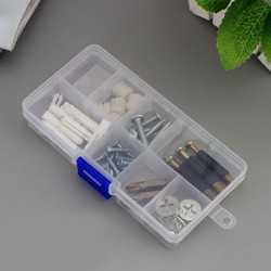 Hộp Nhựa 10 Ngăn Đựng Trang Sức Đa Năng Có Thể Tháo Rời Tiện Dụng
