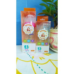 Bình sữa PPSU GOLD BABY cổ rộng in hình họa tiết dễ thương size 240ml,160ml