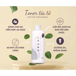 [Chính Hãng] TONER NƯỚC HOA HỒNG TÍA TÔ PERILLA NATURAL SKIN LOTION 500ML NHẬT BẢN