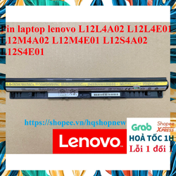 Pin laptop lenovo L12L4A02 L12L4E01 L12M4A02 L12M4E01 L12S4A02 L12S4E01 PHỤ KIỆN LAPTOP