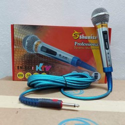 Micro liền dây shunison KTV SN688, chất liệu hợp kim , chống hú , rít rất tốt , hít mic chuẩn
