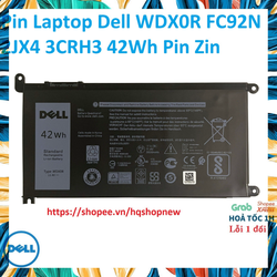 [Pin zin] Pin Laptop Dell WDX0R FC92N 2JX4 3CRH3 42Wh Pin Zin PHỤ KIỆN LAPTOP