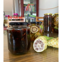 HỦ 500 GRAM QUẢ NHÀU NGÂM MẬT ONG NUÔI TỰ NHIÊN. [ SẠCH, KHÔNG CHẤT BẢO QUẢN ] [ VIETTEL POST ]