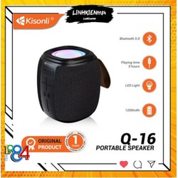 LOA KISONLI Q16 BLUETOOTH/USB/TF RGB CÔNG SUẤT 5W*1