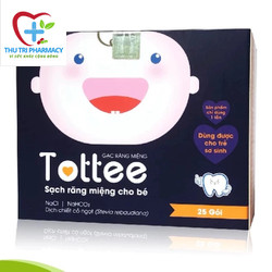 Gạc Rơ Lưỡi Tottee Làm Sạch Và Ngăn Ngừa Các Vấn Đề Răng Miệng Cho Bé