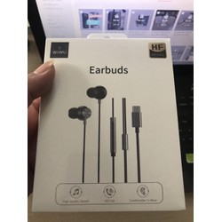 Tai nghe có míc đàm thoại chân cắm type-c dùng cho iphone 15/macbook/các dòng điện thoại có chân cắm jack type c wiwu eb315/eb316 in-ear