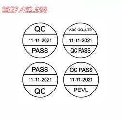 Khắc con dấu QC thay đổi ngày tháng năm