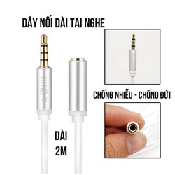 Dây nối dài tai nghe, nối dài dây Livestream JINGHUA