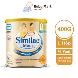 [ Date 8/25 ] Sữa bột Similac Mom IQ 400g hương vani