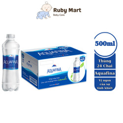 Thùng 24 chai nước tinh khiết Aquafina 500ml