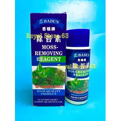 Moss Removing Reagent Badun (Chai 125ml) diệt rêu, tảo hại cho bể cá cảnh