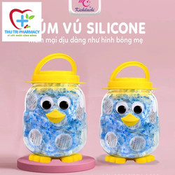 Núm Vú Silicone Kichilachi Siêu Mềm Thông Khí Mô Phỏng Bầu Ty Mẹ