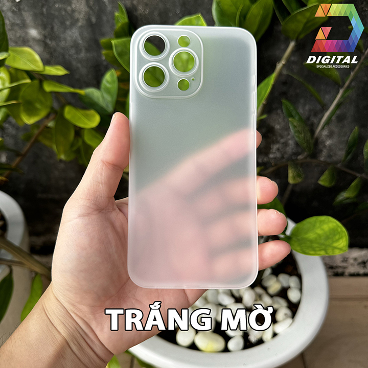 Combo 2 Ốp Lưng Trong Nhám Unibody iPhone 15 Pro Max Siêu Mỏng (Mã SP: Combo 2 Ốp Giấy 15 PROMAX)