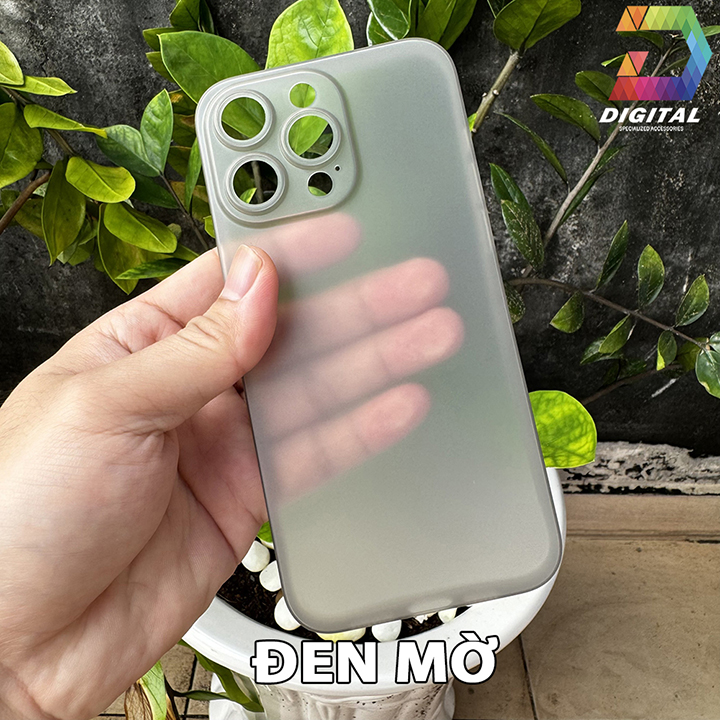 Combo 2 Ốp Lưng Trong Nhám Unibody iPhone 15 Pro Max Siêu Mỏng (Mã SP: Combo 2 Ốp Giấy 15 PROMAX)
