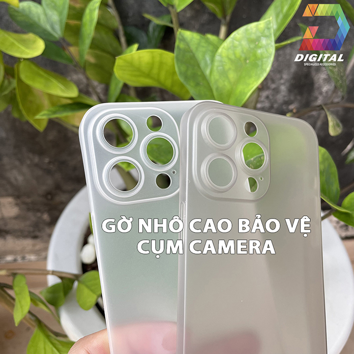 Combo 2 Ốp Lưng Trong Nhám Unibody iPhone 15 Pro Max Siêu Mỏng (Mã SP: Combo 2 Ốp Giấy 15 PROMAX)