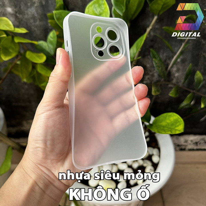 Combo 2 Ốp Lưng Trong Nhám Unibody iPhone 15 Pro Max Siêu Mỏng (Mã SP: Combo 2 Ốp Giấy 15 PROMAX)