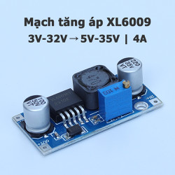 Mạch tăng áp XL6009 4A vào 3V-32V ra 5V-35V Module BOOST DC-DC