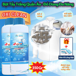 Bột tẩy vết bẩn đa năng Oxi Clean Ximo Home - nấm mốc, ố vàng, khử khuẩn an toàn 350g.