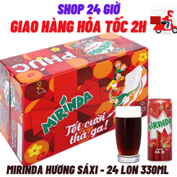 Sá Xị Mirinda Lon 1 Thùng 24 Lon 320 Ml