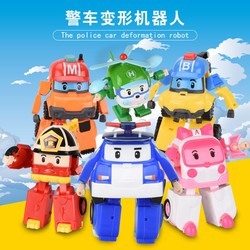 [HÀNG LOẠI 1] Ảnh Thật Bộ 6 Xe ÔTÔ Đồ Chơi Biệt Đội Poli Robocar Biến Hình 2 Trong 1